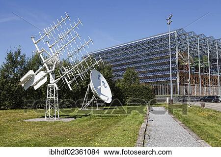 "Parabolic antenna of the European Communications Satellite, ECS, for communications satellites operated by Eutelsat and a high-frequency antenna from ESA, European Space Agency, 1980s, Euro Space Center, Transinne, Belgium, Europe1, Europe" View Large Photo Image Picture - "Parabolic antenna of the European Communications Satellite, ECS, for communications satellites operated by Eutelsat and a high-frequency antenna from ESA, European Space Agency, 1980s, Euro Space Center, Transinne, Belgium, Europe1, Europe". Fotosearch
