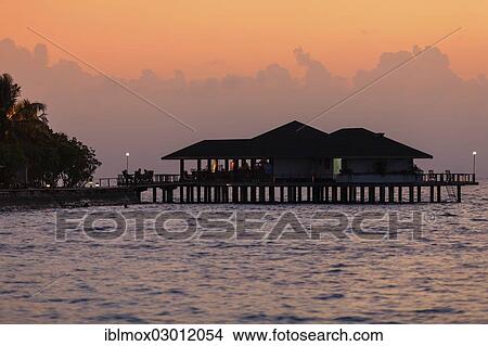 Picture - "Paradise Island, Indian Ocean, Male, North Male Atoll, Maldives, Asia". Fotosearch