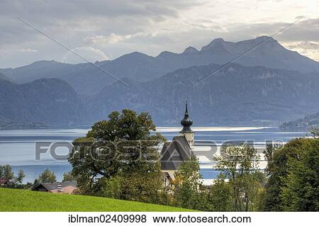 "Parish Church of St. Andreas in Steinbach, Salzkammergut region, Upper Austria, Austria, Europe" View Large Photo Image Stock Photo - "Parish Church of St. Andreas in Steinbach, Salzkammergut region, Upper Austria, Austria, Europe". Fotosearch