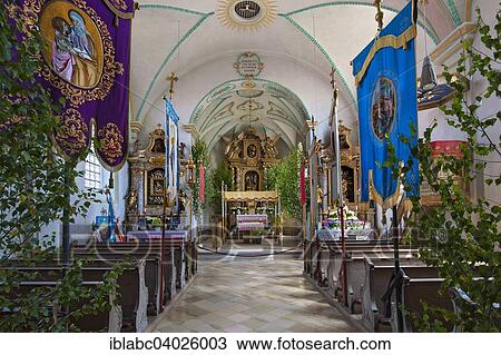 "Parish Church of St. Andrew, with Corpus Christi decorations, Oberframmern, Bavaria, Germany, Europe" View Large Photo Image Stock Image - "Parish Church of St. Andrew, with Corpus Christi decorations, Oberframmern, Bavaria, Germany, Europe". Fotosearch