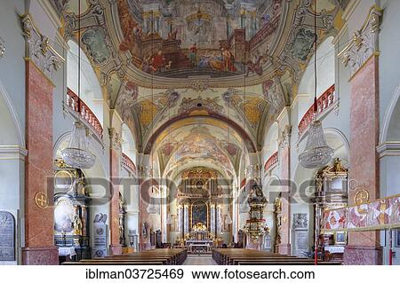 Stock Photo - "Parish Church of St. Egid, Klagenfurt, Carinthia, Austria, Europe". Fotosearch