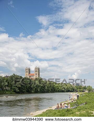 "Parish church of St. Maximilian with Isar river, Munich, Upper Bavaria, Bavaria, Germany, Europe" View Large Photo Image Stock Image - "Parish church of St. Maximilian with Isar river, Munich, Upper Bavaria, Bavaria, Germany, Europe". Fotosearch
