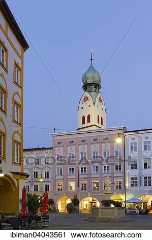 "Parish Church of St. Nicholas, Nepomukbrunnen fountain at the Max-Joseph-Platz, Rosenheim, Upper Bavaria, Bavaria, Germany, Europe" View Large Photo Image Stock Image - "Parish Church of St. Nicholas, Nepomukbrunnen fountain at the Max-Joseph-Platz, Rosenheim, Upper Bavaria, Bavaria, Germany, Europe". Fotosearch