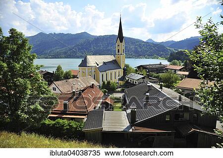 "Parish church of St. Sixtus, Schliersee, Bavaria, Germany, Europe" View Large Photo Image Stock Photography - "Parish church of St. Sixtus, Schliersee, Bavaria, Germany, Europe". Fotosearch