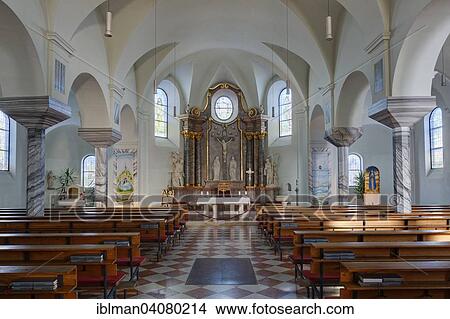 Picture - "Parish church Zur Kreuzerhohung, also Lehmden Church, Deutschkreutz, Mittelburgenland region, Burgenland, Austria, Europe". Fotosearch