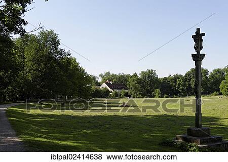 Park, Blutenburg Castle, Pasing, Munich, Bavaria, Germany, Europe View Large Photo Image Stock Photo - Park, Blutenburg Castle, Pasing, Munich, Bavaria, Germany, Europe. Fotosearch