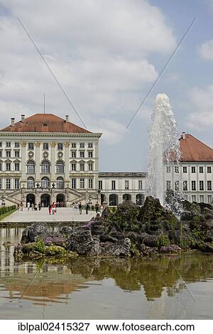 Park, Nymphenburg Palace, Munich, Bavaria, Germany, Europe View Large Photo Image Stock Photo - Park, Nymphenburg Palace, Munich, Bavaria, Germany, Europe. Fotosearch