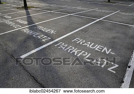 "Parking spaces reserved for women, Neuperlach-Sued, Munich, Bavaria, Germany, Europe, PublicGround, Europe" View Large Photo Image Stock Photo - "Parking spaces reserved for women, Neuperlach-Sued, Munich, Bavaria, Germany, Europe, PublicGround, Europe". Fotosearch