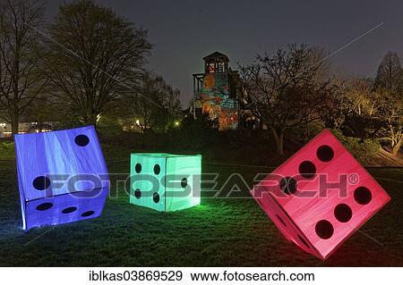 "Parkleuchten"""", artistic light installations in Grugapark, Essen, North Rhine-Westphalia, Germany, Europe" View Large Photo Image Stock Photo - "Parkleuchten"""", artistic light installations in Grugapark, Essen, North Rhine-Westphalia, Germany, Europe". Fotosearch