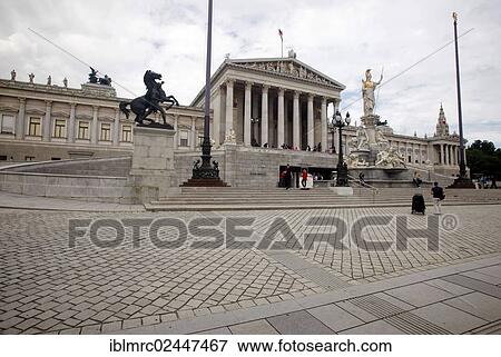 "Parliament with Pallas Athena, Vienna, Austria, Europe" View Large Photo Image Stock Photo - "Parliament with Pallas Athena, Vienna, Austria, Europe". Fotosearch