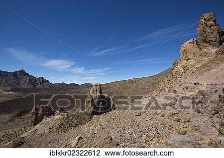Stock Image - "Parque Nacional del Teide, Tenerife, Canary Islands, Spain, Europe". Fotosearch