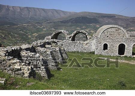 "Part of the fortifications of Berat Castle, Berat Kalaja, Berat, Berat, Albania, Europe" View Large Photo Image Stock Image - "Part of the fortifications of Berat Castle, Berat Kalaja, Berat, Berat, Albania, Europe". Fotosearch
