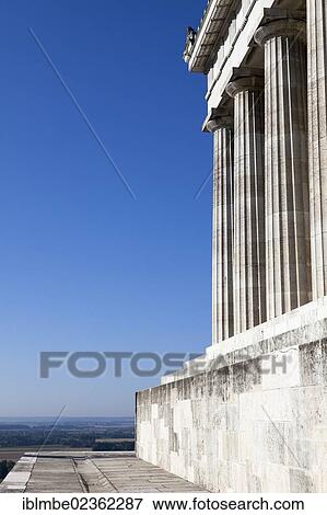 "Partial view of the Walhalla overlooking the Danubian Plain, Donaustauf, Bavaria, Germany, Europe" View Large Photo Image Stock Photo - "Partial view of the Walhalla overlooking the Danubian Plain, Donaustauf, Bavaria, Germany, Europe". Fotosearch