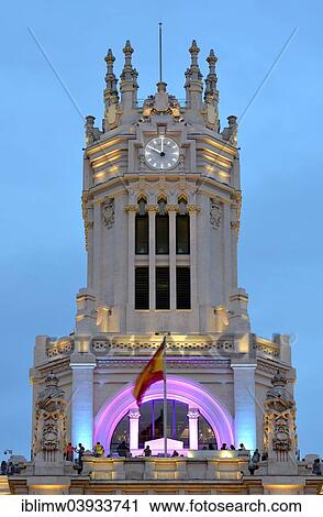 "Party on the observation deck of the Cibeles Palace, former General Post Office, Plaza Cibeles, Madrid, Spain, Europe" View Large Photo Image Stock Image - "Party on the observation deck of the Cibeles Palace, former General Post Office, Plaza Cibeles, Madrid, Spain, Europe". Fotosearch