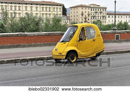 "Pasquali, Riscio elettrico, an electric car, small car, Florence, Tuscany, Italy, Europe" View Large Photo Image Stock Image - "Pasquali, Riscio elettrico, an electric car, small car, Florence, Tuscany, Italy, Europe". Fotosearch
