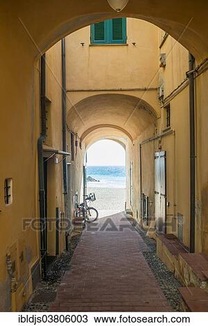 "Passage in a house on the coast, Varigotti, Finale Ligure, Riviera di Ponente, Liguria, Italy, Europe" View Large Photo Image Stock Image - "Passage in a house on the coast, Varigotti, Finale Ligure, Riviera di Ponente, Liguria, Italy, Europe". Fotosearch