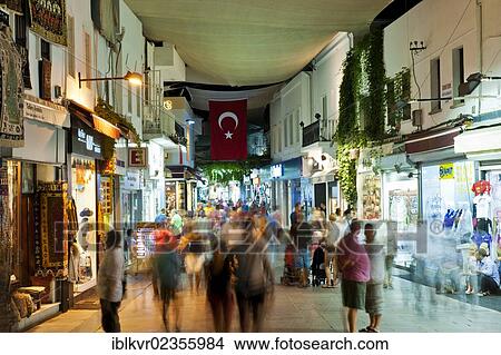 "Passage in the centre of Bodrum at night, Mugla Province, Turkish Aegean, Turkey, Asia" View Large Photo Image Picture - "Passage in the centre of Bodrum at night, Mugla Province, Turkish Aegean, Turkey, Asia". Fotosearch