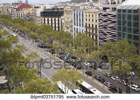 "Passeig de Gracia avenue, Barcelona, Catalonia, Spain, Europe" View Large Photo Image Stock Photography - "Passeig de Gracia avenue, Barcelona, Catalonia, Spain, Europe". Fotosearch