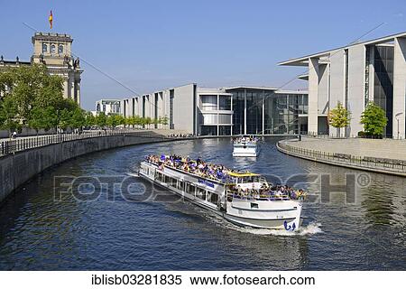 "Passenger boat on the Spree River in the Government District, Reichstag building, Berlin, Berlin, Berlin, Germany, Europe" View Large Photo Image Stock Photography - "Passenger boat on the Spree River in the Government District, Reichstag building, Berlin, Berlin, Berlin, Germany, Europe". Fotosearch