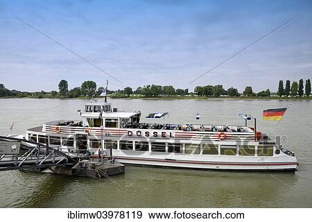 "Passenger ship """"Dussel"""" of the """"White Fleet"""", Dusseldorf-Kaiserwerth, North Rhine-Westphalia, Germany, Europe" View Large Photo Image Stock Photo - "Passenger ship """"Dussel"""" of the """"White Fleet"""", Dusseldorf-Kaiserwerth, North Rhine-Westphalia, Germany, Europe". Fotosearch