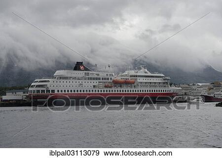 "Passenger ship MS Finnmarken in the port of Vega, Vega, Nordland, Northern Norway, Norway, Europe" View Large Photo Image Stock Photo - "Passenger ship MS Finnmarken in the port of Vega, Vega, Nordland, Northern Norway, Norway, Europe". Fotosearch