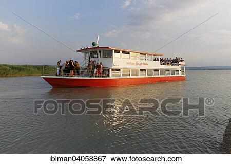 "Passenger ship on Lake Neusiedl, Illmitz, Northern Burgenland, Burgenland, Austria, Europe" View Large Photo Image Stock Photo - "Passenger ship on Lake Neusiedl, Illmitz, Northern Burgenland, Burgenland, Austria, Europe". Fotosearch