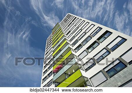 "Passive house, high-rise building renovated according to energy-efficient passive house standards, Freiburg im Breisgau, Baden-Wuerttemberg, Germany, Europe" View Large Photo Image Picture - "Passive house, high-rise building renovated according to energy-efficient passive house standards, Freiburg im Breisgau, Baden-Wuerttemberg, Germany, Europe". Fotosearch