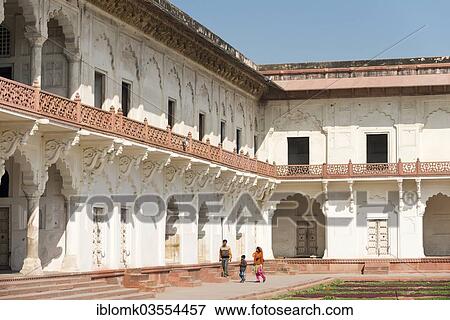 "Patio of Anguri Bagh, Red Fort, Agra, Uttar Pradesh, India, Asia" View Large Photo Image Stock Photo - "Patio of Anguri Bagh, Red Fort, Agra, Uttar Pradesh, India, Asia". Fotosearch