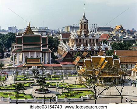 "Pavilion and Loha Prasat, Wat Ratchanaddaram, Bangkok, Central Thailand, Thailand, Asia" View Large Photo Image Stock Photo - "Pavilion and Loha Prasat, Wat Ratchanaddaram, Bangkok, Central Thailand, Thailand, Asia". Fotosearch