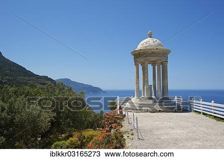 "Pavilion at Son Marroig Mansion, Serra de Tramuntana, Majorca, Balearic Islands, Spain, Europe" View Large Photo Image Stock Image - "Pavilion at Son Marroig Mansion, Serra de Tramuntana, Majorca, Balearic Islands, Spain, Europe". Fotosearch