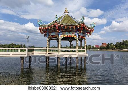 "Pavilion on Nong Bua Lake, Chinese Sanjao Phuya Temple or Saan Chao Pu Ya Temple, Udon Thani, Isan, Thailand, Asia" View Large Photo Image Stock Image - "Pavilion on Nong Bua Lake, Chinese Sanjao Phuya Temple or Saan Chao Pu Ya Temple, Udon Thani, Isan, Thailand, Asia". Fotosearch