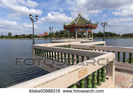 "Pavilion on Nong Bua Lake, Chinese Sanjao Phuya Temple or Saan Chao Pu Ya Temple, Udon Thani, Isan, Thailand, Asia" View Large Photo Image Stock Photograph - "Pavilion on Nong Bua Lake, Chinese Sanjao Phuya Temple or Saan Chao Pu Ya Temple, Udon Thani, Isan, Thailand, Asia". Fotosearch