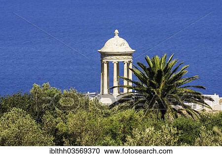 "Pavilion on the coastline of the Cala de Sa Costa Brava, Deia, Majorca, Balearic Islands, Spain, Europe" View Large Photo Image Stock Image - "Pavilion on the coastline of the Cala de Sa Costa Brava, Deia, Majorca, Balearic Islands, Spain, Europe". Fotosearch