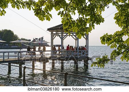 "Pavilion on the lakeside promenade on Lake Constance, Bregenz, Vorarlberg, Austria, Europe" View Large Photo Image Stock Image - "Pavilion on the lakeside promenade on Lake Constance, Bregenz, Vorarlberg, Austria, Europe". Fotosearch