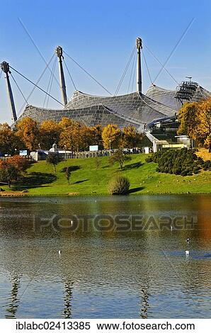 Pavilion-roof of the Olympic Hall, Munich, Bavaria, Germany, Europe View Large Photo Image Stock Photography - Pavilion-roof of the Olympic Hall, Munich, Bavaria, Germany, Europe. Fotosearch