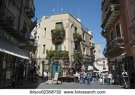 "Pedestrian area, Corso Umberto, Taormina, Sicily, Italy, Europe" View Large Photo Image Stock Image - "Pedestrian area, Corso Umberto, Taormina, Sicily, Italy, Europe". Fotosearch