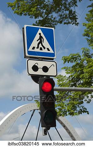 "Pedestrian crossing, sign with sunglasses, Tartu, Estonia, Baltic States, Europe" View Large Photo Image Stock Photography - "Pedestrian crossing, sign with sunglasses, Tartu, Estonia, Baltic States, Europe". Fotosearch
