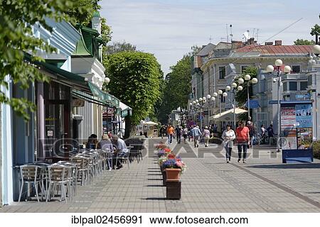 "Pedestrian zone, row of houses, Jomas iela, Jurmala, Latvia, Baltic states, Europe" View Large Photo Image Stock Image - "Pedestrian zone, row of houses, Jomas iela, Jurmala, Latvia, Baltic states, Europe". Fotosearch