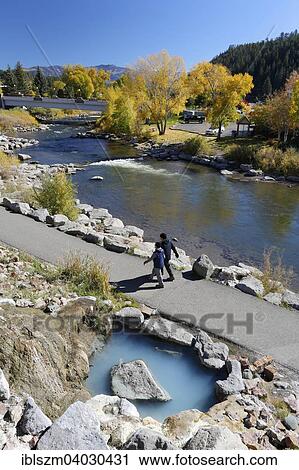 "Pedestrians in autumn, Pagosa Springs, thermal spa, Colorado, United States, North America" View Large Photo Image Stock Image - "Pedestrians in autumn, Pagosa Springs, thermal spa, Colorado, United States, North America". Fotosearch