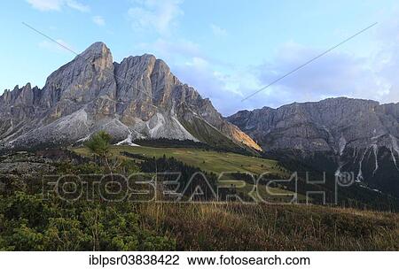 "Peitlerkofel Mountain in the evening light, St. Martin in Thurn, Province of Bolzano, Alto Adige, Italy, Europe" View Large Photo Image Stock Image - "Peitlerkofel Mountain in the evening light, St. Martin in Thurn, Province of Bolzano, Alto Adige, Italy, Europe". Fotosearch
