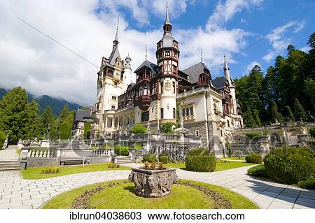 "Peles castle, Sinaia, Romania, Europe" View Large Photo Image Stock Image - "Peles castle, Sinaia, Romania, Europe". Fotosearch