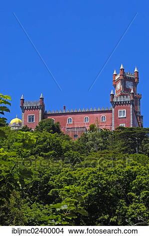 "Pena National Palace, Palacio Nacional da Pena, UNESCO World Heritage Site, Sintra, Portugal, Europe" View Large Photo Image Picture - "Pena National Palace, Palacio Nacional da Pena, UNESCO World Heritage Site, Sintra, Portugal, Europe". Fotosearch