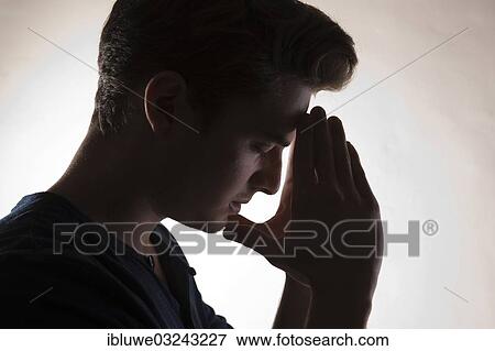"Pensive young man, backlit, Mannheim, Baden-Wurttemberg, Germany, Europe" View Large Photo Image Stock Photo - "Pensive young man, backlit, Mannheim, Baden-Wurttemberg, Germany, Europe". Fotosearch
