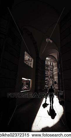 "People in the light of a passage, Berlin, Germany, Europe" View Large Photo Image Stock Photography - "People in the light of a passage, Berlin, Germany, Europe". Fotosearch