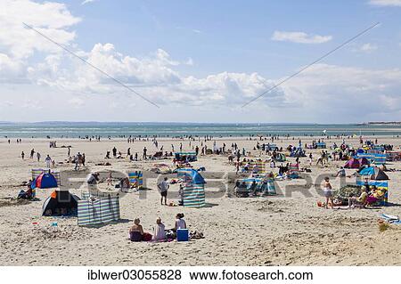 "People on the beach, beach life, West Wittering, Chichester, Sussex, England, United Kingdom, Europe" View Large Photo Image Stock Photo - "People on the beach, beach life, West Wittering, Chichester, Sussex, England, United Kingdom, Europe". Fotosearch