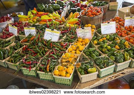 "Peppers on sale at Eastern Market, a large farmers market near downtown Detroit, Detroit, Michigan, USA" View Large Photo Image Stock Image - "Peppers on sale at Eastern Market, a large farmers market near downtown Detroit, Detroit, Michigan, USA". Fotosearch