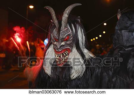 "Perchten or Krampus, Maxglaner Krampuslauf or Perchten Procession, Maxglan, Salzburg, Salzburg State, Austria, Europe" View Large Photo Image Stock Photograph - "Perchten or Krampus, Maxglaner Krampuslauf or Perchten Procession, Maxglan, Salzburg, Salzburg State, Austria, Europe". Fotosearch