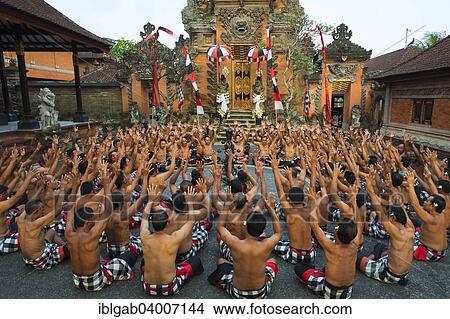 "Performance of the Balinese Kecak dance, Ubud, Bali, Indonesia, Asia" View Large Photo Image Picture - "Performance of the Balinese Kecak dance, Ubud, Bali, Indonesia, Asia". Fotosearch