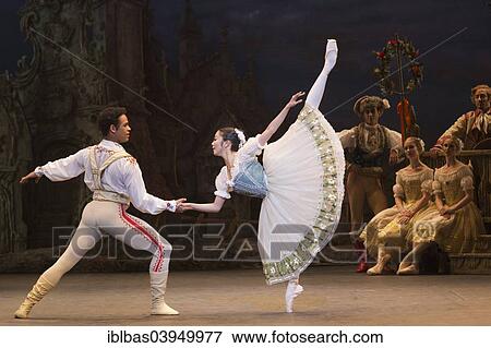 "Performance of the ballet Coppelia with Shiori Kase as Swanilda and Yonah Acosta as Franz, English National Ballet, London Coliseum, London, England, United Kingdom, Europe" View Large Photo Image Stock Photo - "Performance of the ballet Coppelia with Shiori Kase as Swanilda and Yonah Acosta as Franz, English National Ballet, London Coliseum, London, England, United Kingdom, Europe". Fotosearch