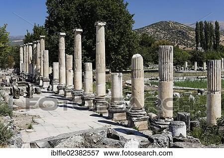 "Peristyle at the Temple of Aphrodite, Aphrodisias, Geyre, Karacasu, Aydin, Western Turkey, Turkey, Asia" View Large Photo Image Stock Photo - "Peristyle at the Temple of Aphrodite, Aphrodisias, Geyre, Karacasu, Aydin, Western Turkey, Turkey, Asia". Fotosearch
